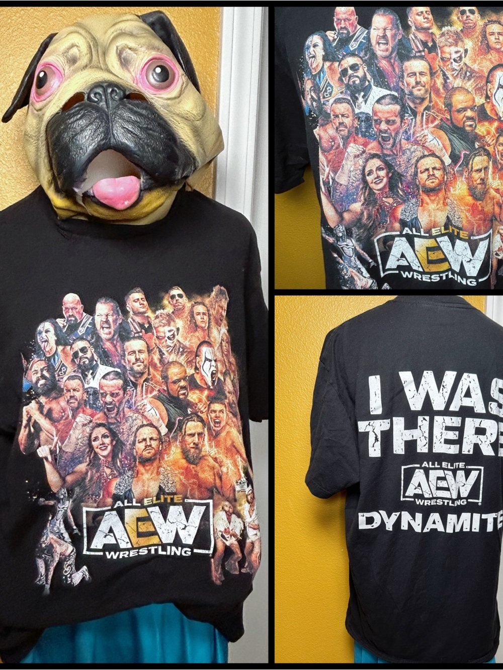 AEW Dynamite Roster, TULTEX, wrestling tee!!